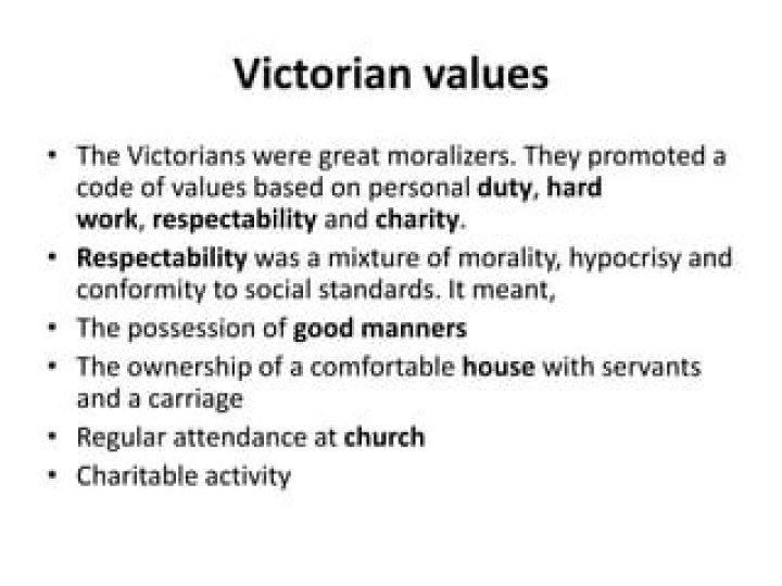 Why was respectability important in the victorian era?