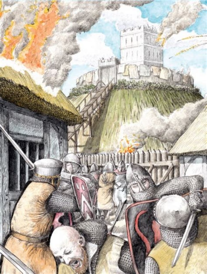 Why were motte and bailey castles difficult to attack?