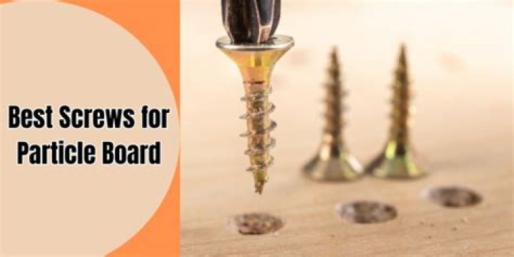 Will particle board hold screws?