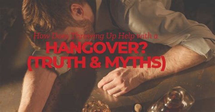 Would throwing up help a hangover?